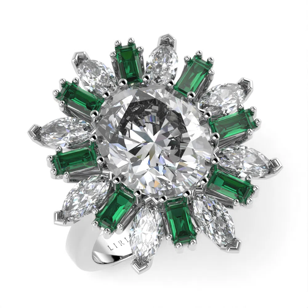 Anello Fiocco Di Neve